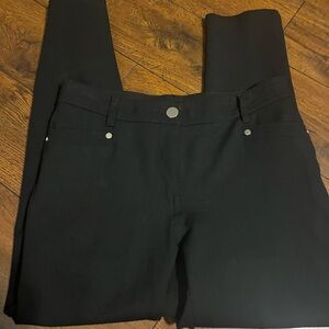 Chico's Women's Slimming Skinny Pants in Black Ponte knit Chico’s 00